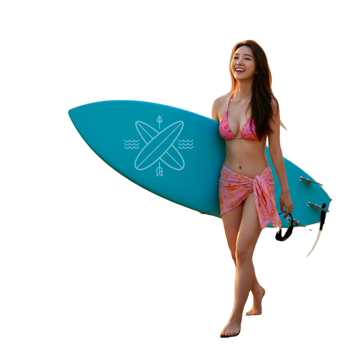 서핑여자
